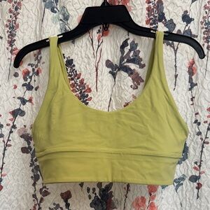 Yellow Lululemon Align Sports Bra